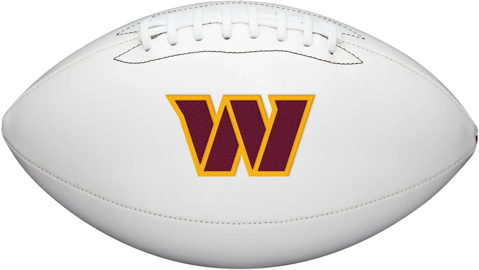 Washington Commanders Full Size Autograph Signature Series White Panel Football