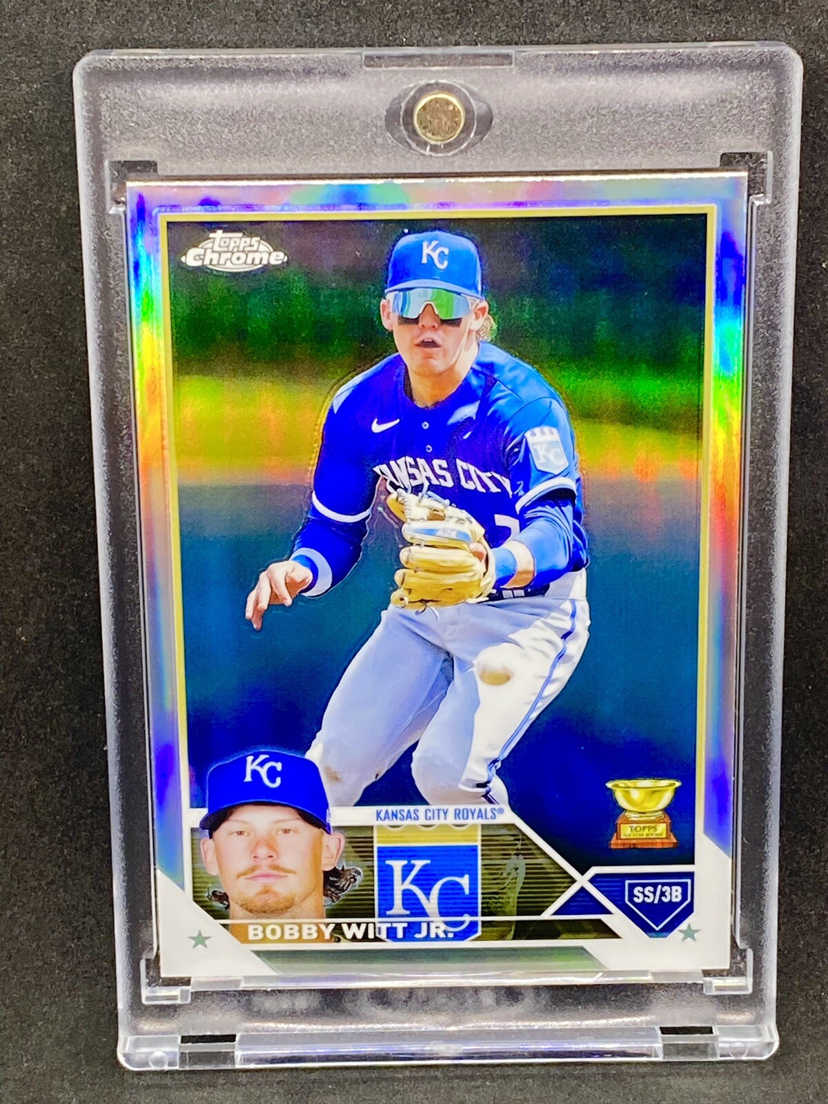 Bobby Witt Jr. RARE ROOKIE CUP REFRACTOR TOPPS INVESTMENT CARD SSP ROYALS MINT