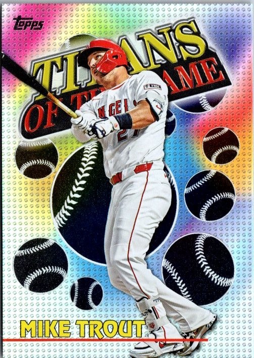 2026 Topps Series 1 Mike Trout Titans Of The Game TOG-2 Angels Insert