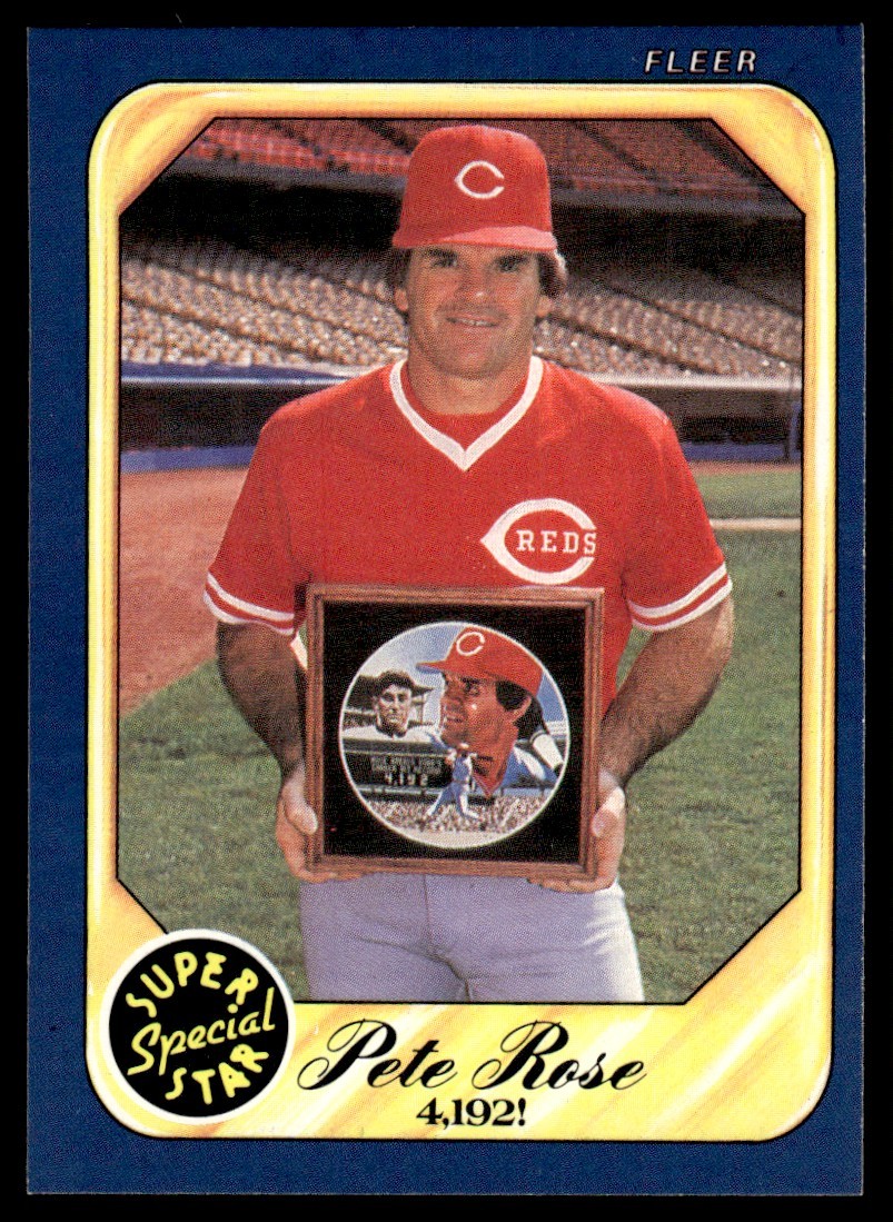 1986 Fleer Pete Rose #628
