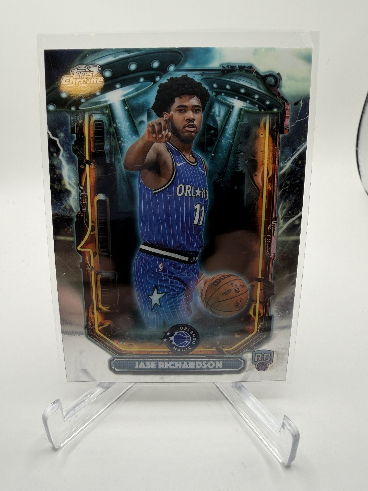 25-26 Topps Cosmic Chrome – Extraterrestrial Talent Jase Richardson RC
