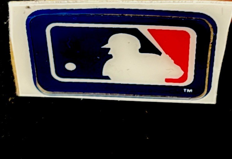 MLB Batter Logo Batting Helmet Full Size Decal Sticker Window Navy Red