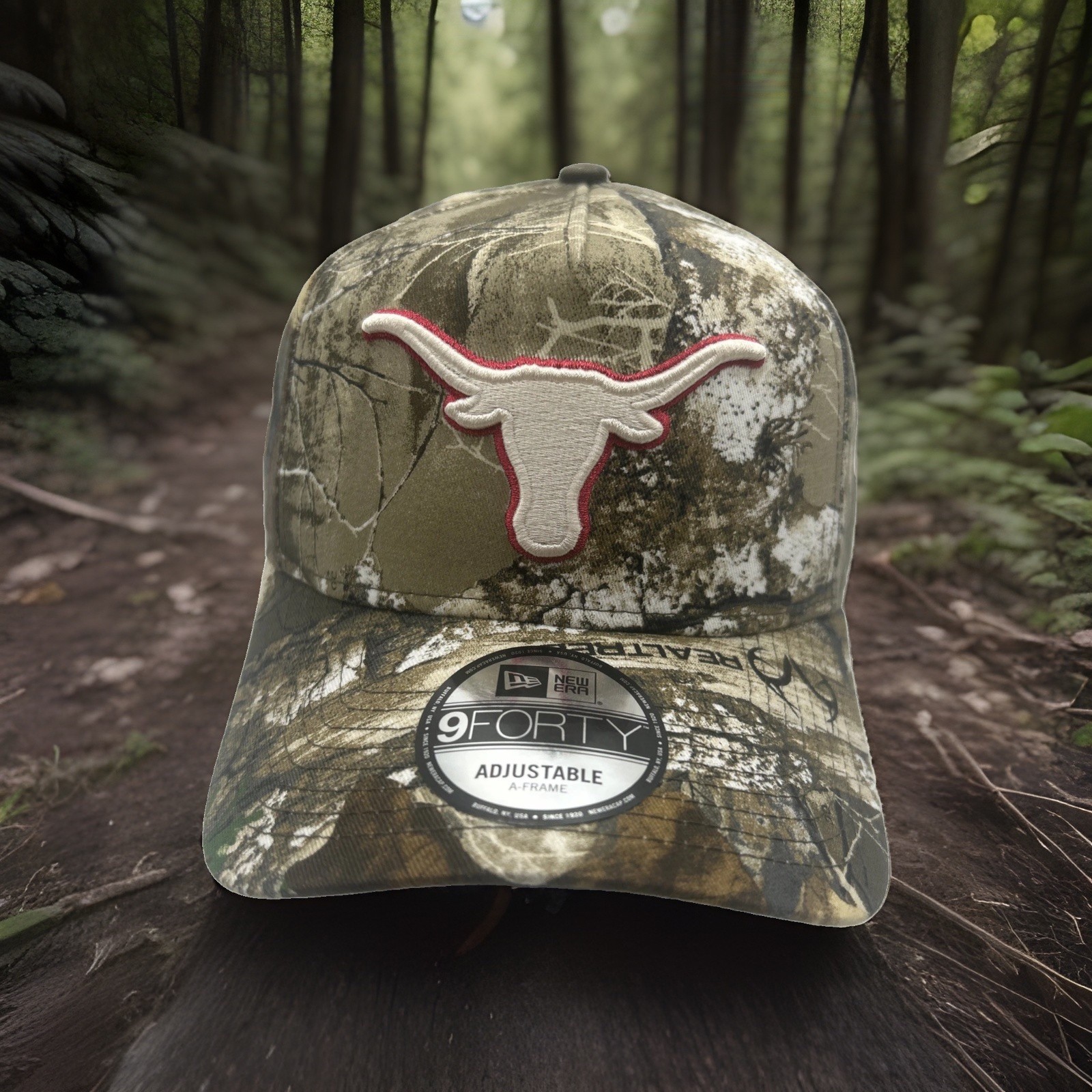 Texas Longhorns Hat New Era “Great Outdoors” 9FORTY A-Frame Snapback Cap H162