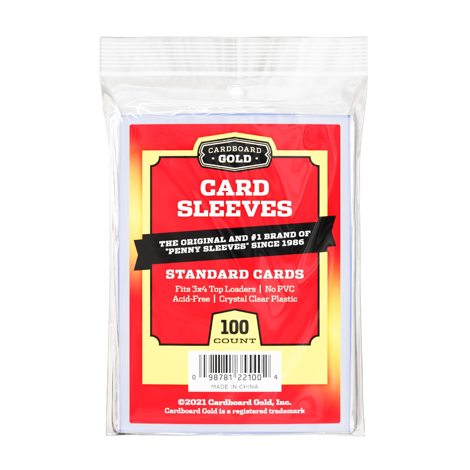 100 Clear Penny Sleeves for Trading Cards Protectors Acid Free Premium Quality