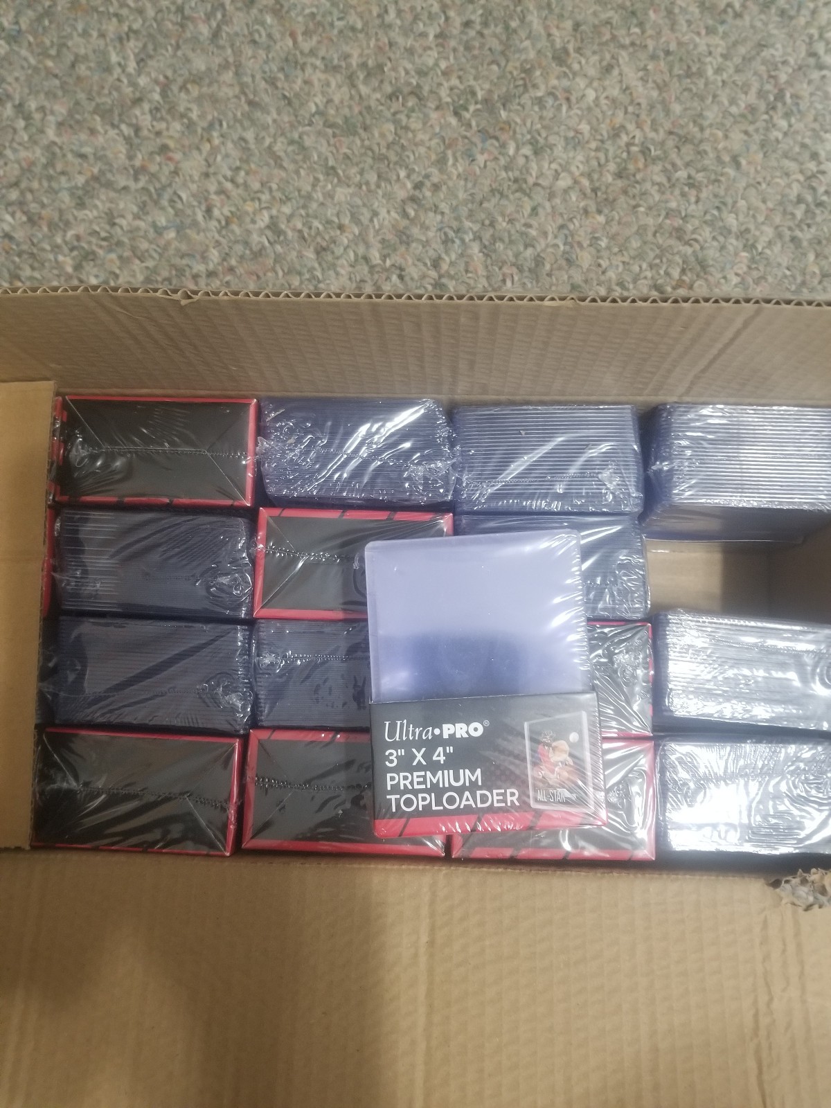 500 Ultra Pro Regular 3×4 Toploader Brand New top loader