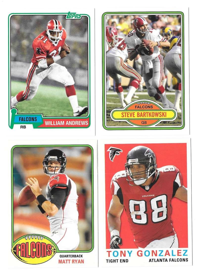 2013 Topps Archives (1-240) Football Team Set – ATLANTA FALCONS