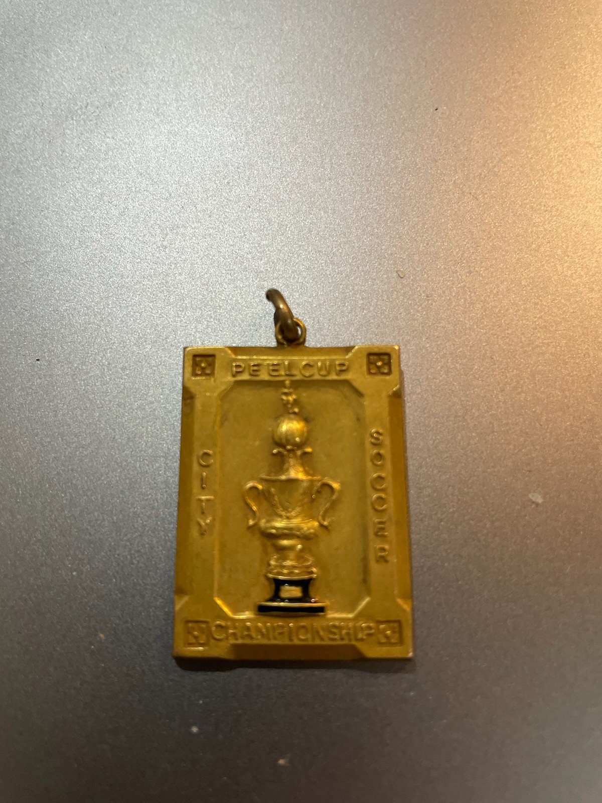 RARE PEEL CUP CITY SOCCER CHAMPIONSHIP MEDAL (CHICAGO -DATE UNKNOWN)