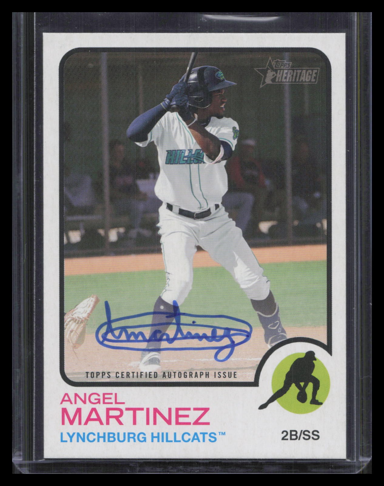 Angel Martinez 2022 Topps Heritage Minor League #ROA-AM Real One Autographs