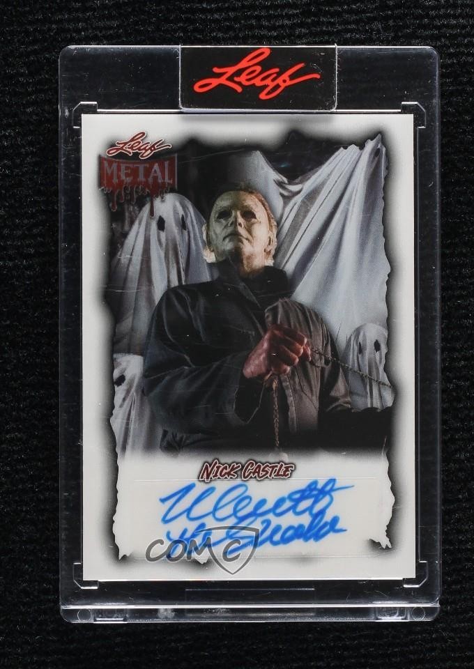 2025 Leaf Metal Halloween Ghost Prismatic 1/5 Nick Castle #BA-NC1 Auto 9et