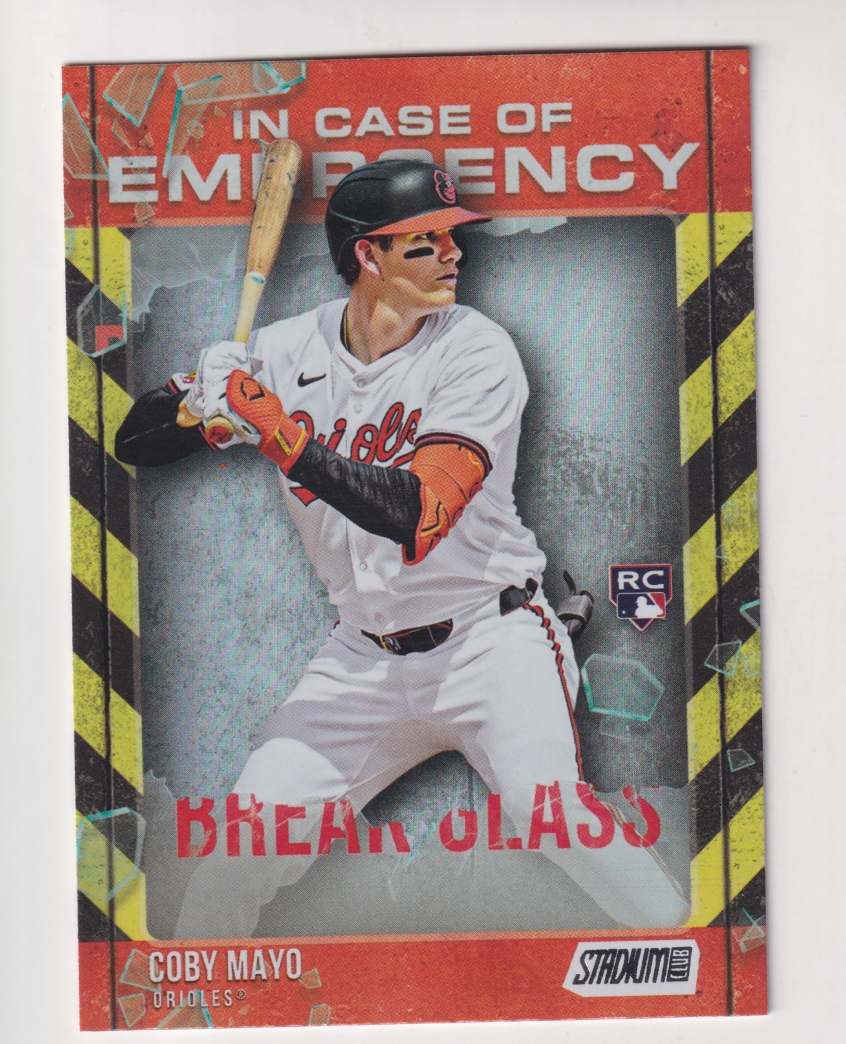2025 Stadium Club IN CASE OF EMERGENCY #ICE-19 COBY MAYO RC Rookie QTY AVAILABLE
