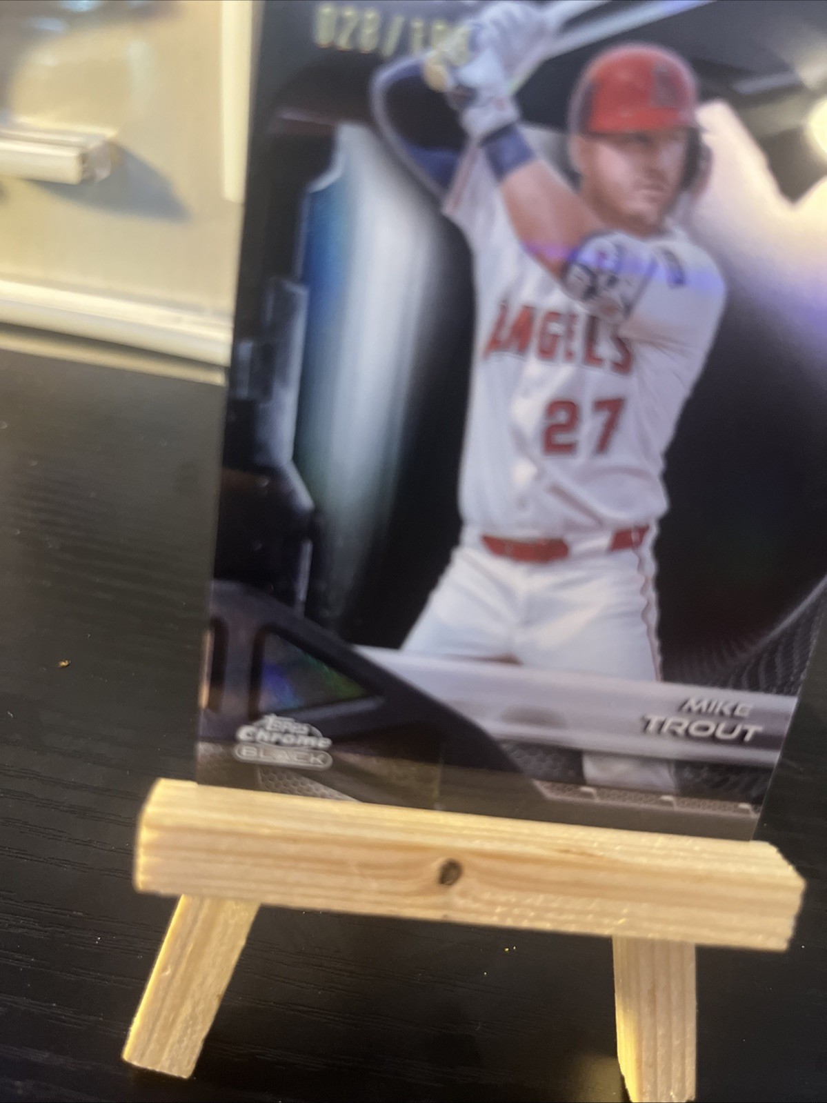 2026 Topps Chrome Black Mike Trout Refractor /199 Angels 🔥