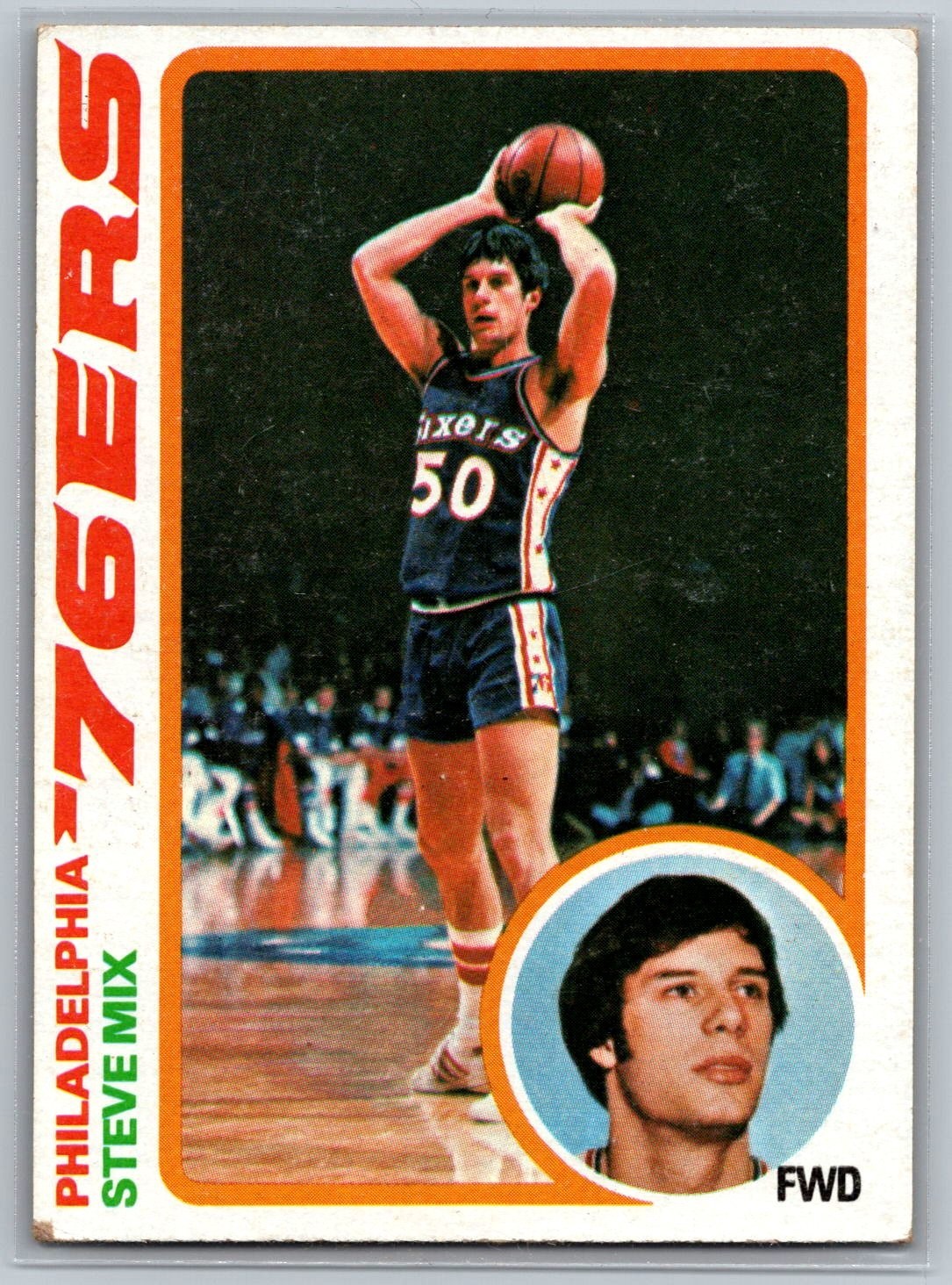STEVE MIX 1978-79 Topps Basketball #18 VG Vintage Philadelphia 76ers