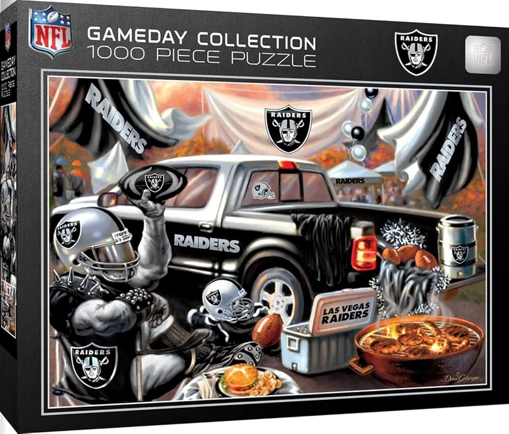 Las Vegas Raiders – NFL Gameday 1000 Piece Jigsaw Puzzle – MasterPieces