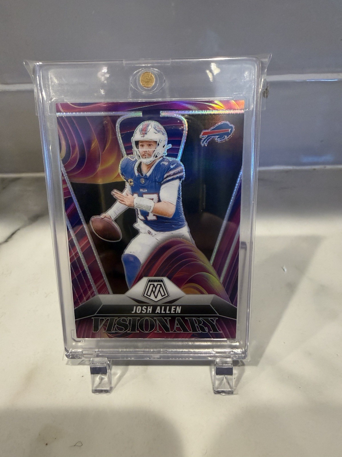 2025 Panini Mosaic #3 Josh Allen Visionary CASE HIT!
