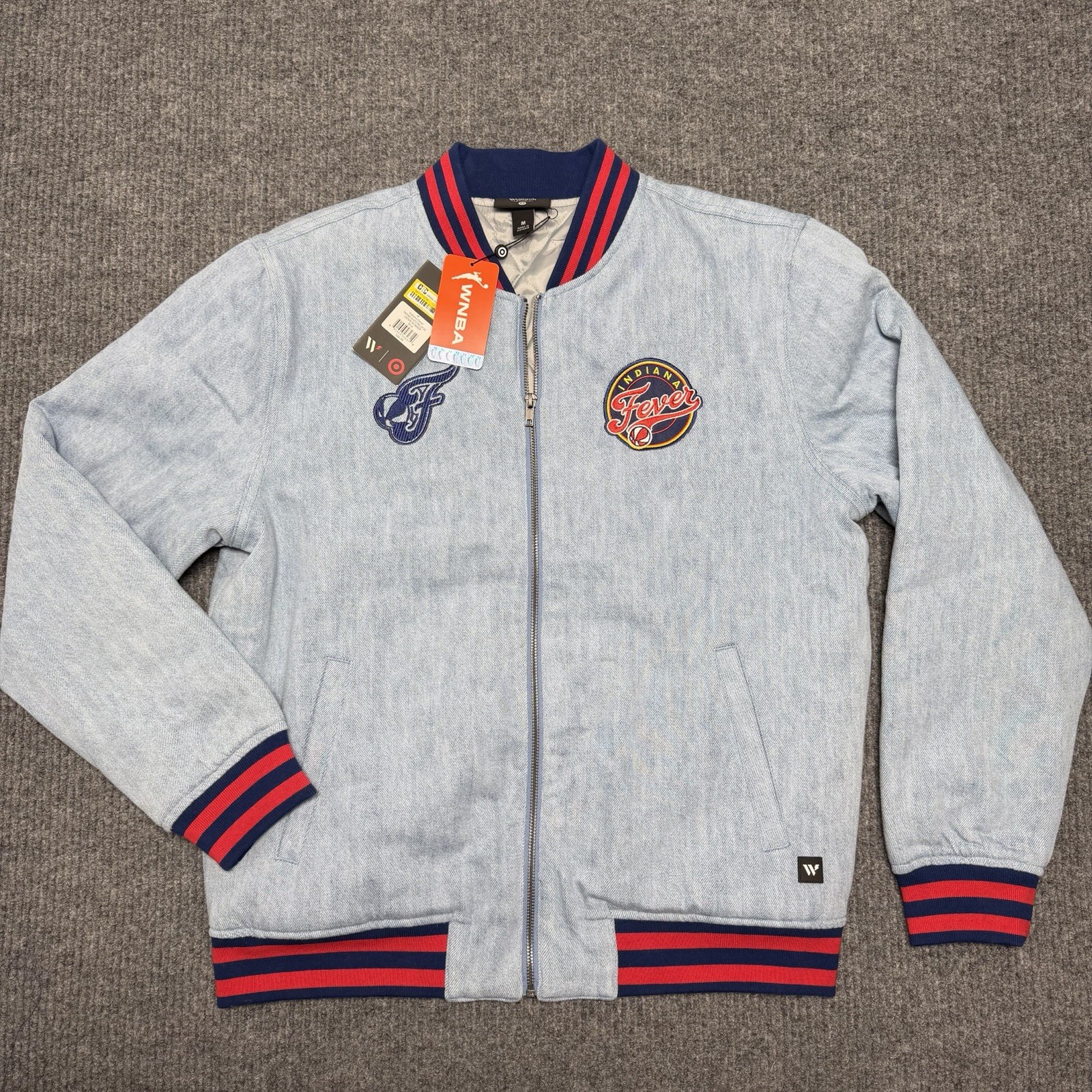 NWT – WNBA Indiana Fever Letterman Jacket Men’s Size Medium