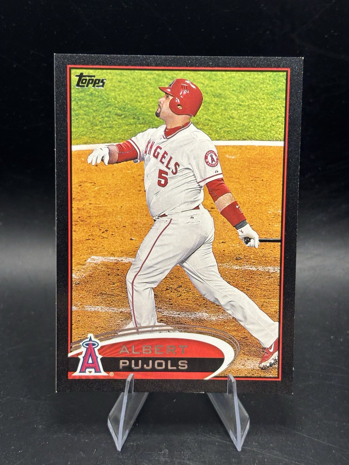 2012 TOPPS BLACK PARALLEL ALBERT PUJOLS /61 CARDINALS #331