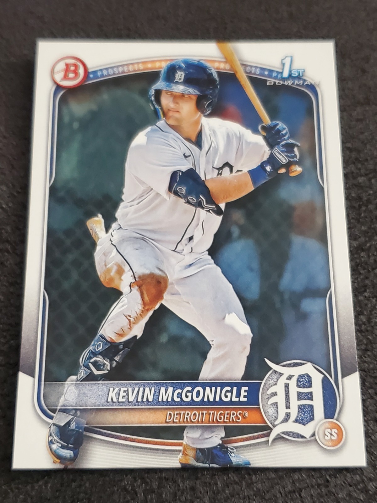 2025 Bowman Baseball – #BP-79 Kevin McGonigle 1st Paper – Tigers