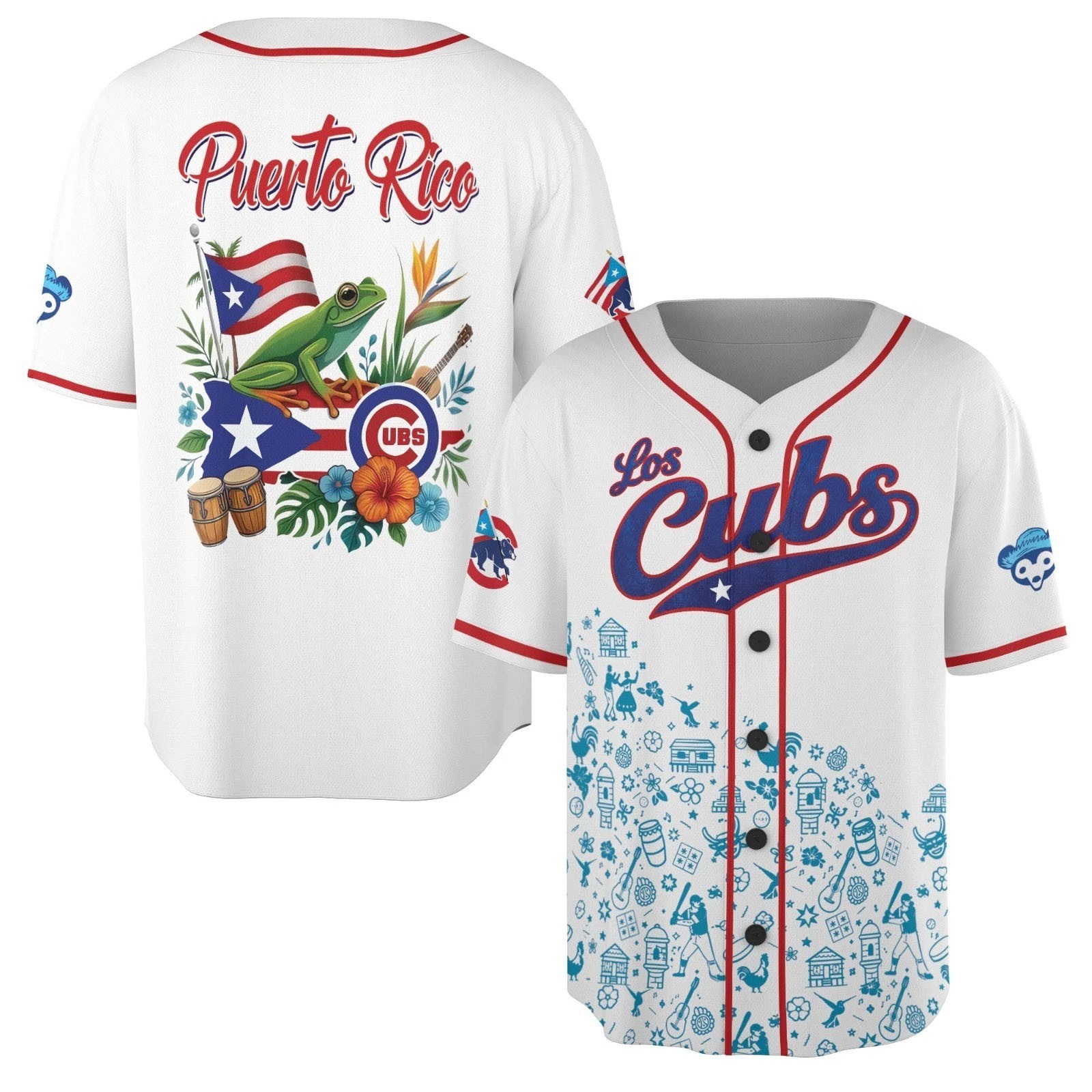 New! Cubs Puerto Rican Heritage Giveaway Jersey – All Size