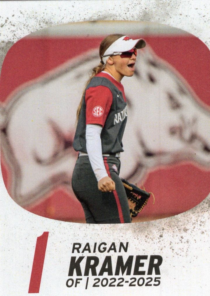 Arkansas Razorbacks 2026 Historic 30 Seasons SGA Promo Softball Cards – You Pick