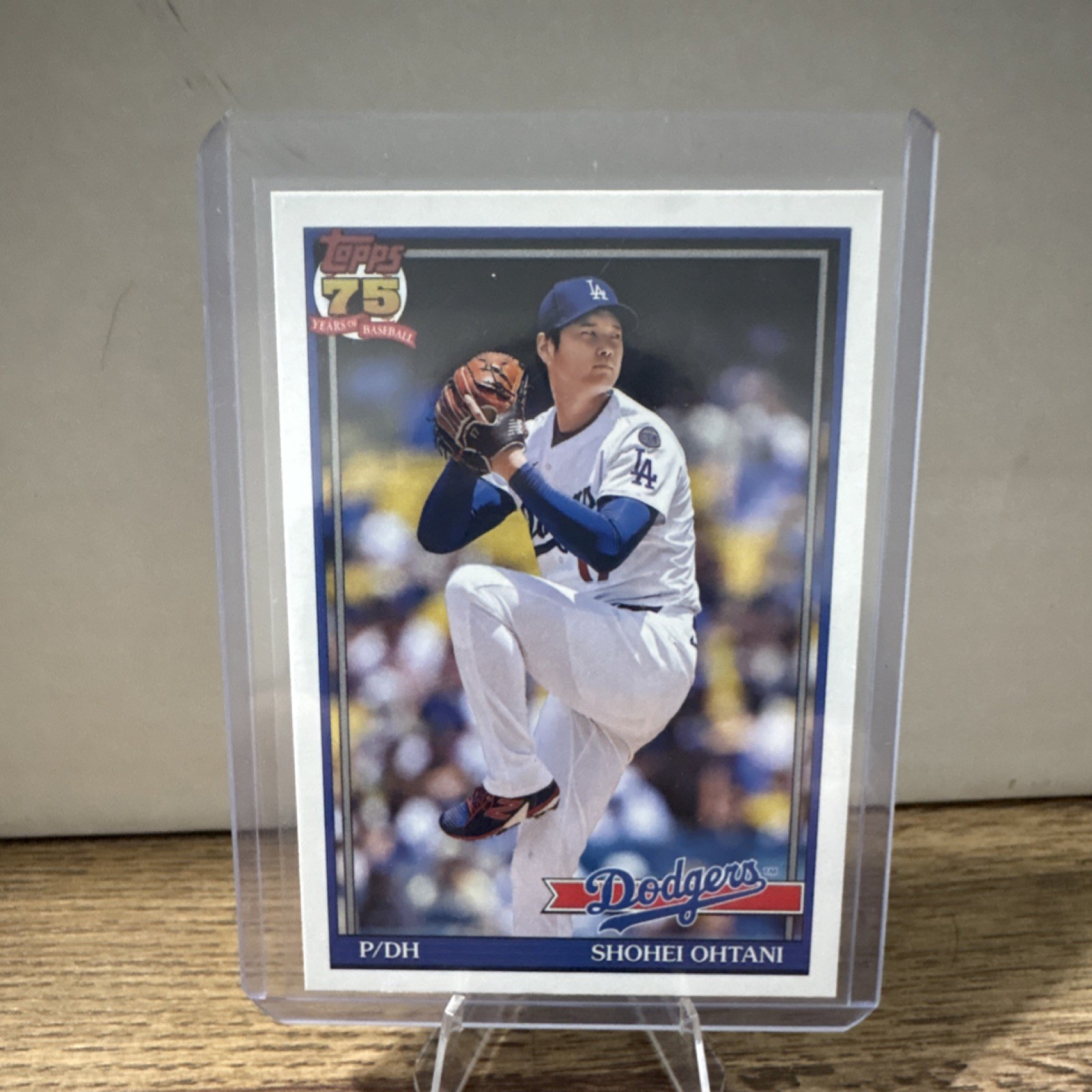 Topps 2026 Series 1 Shohei Ohtani Dodgers #T91-100 75th Anniversary