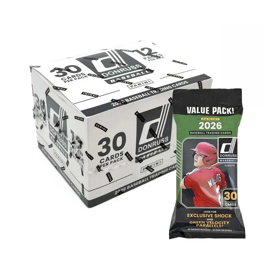 RIP & SHIP 2026 Panini Donruss Baseball Fat Pack Box
