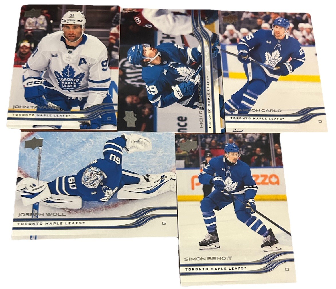 2025-26 Upper Deck Extended Series Team Set – Toronto Maple Leafs – 5 Cards