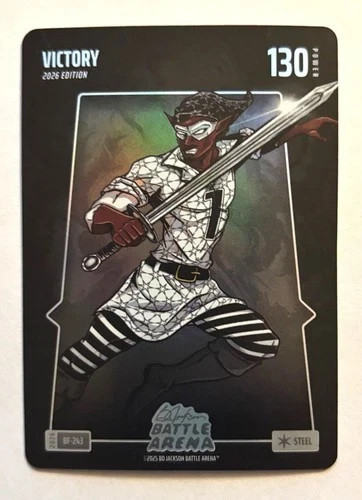 2026 Bo Jackson Battle Arena “Victory” Victor Wembanyama Battlefoil Steel BF-243