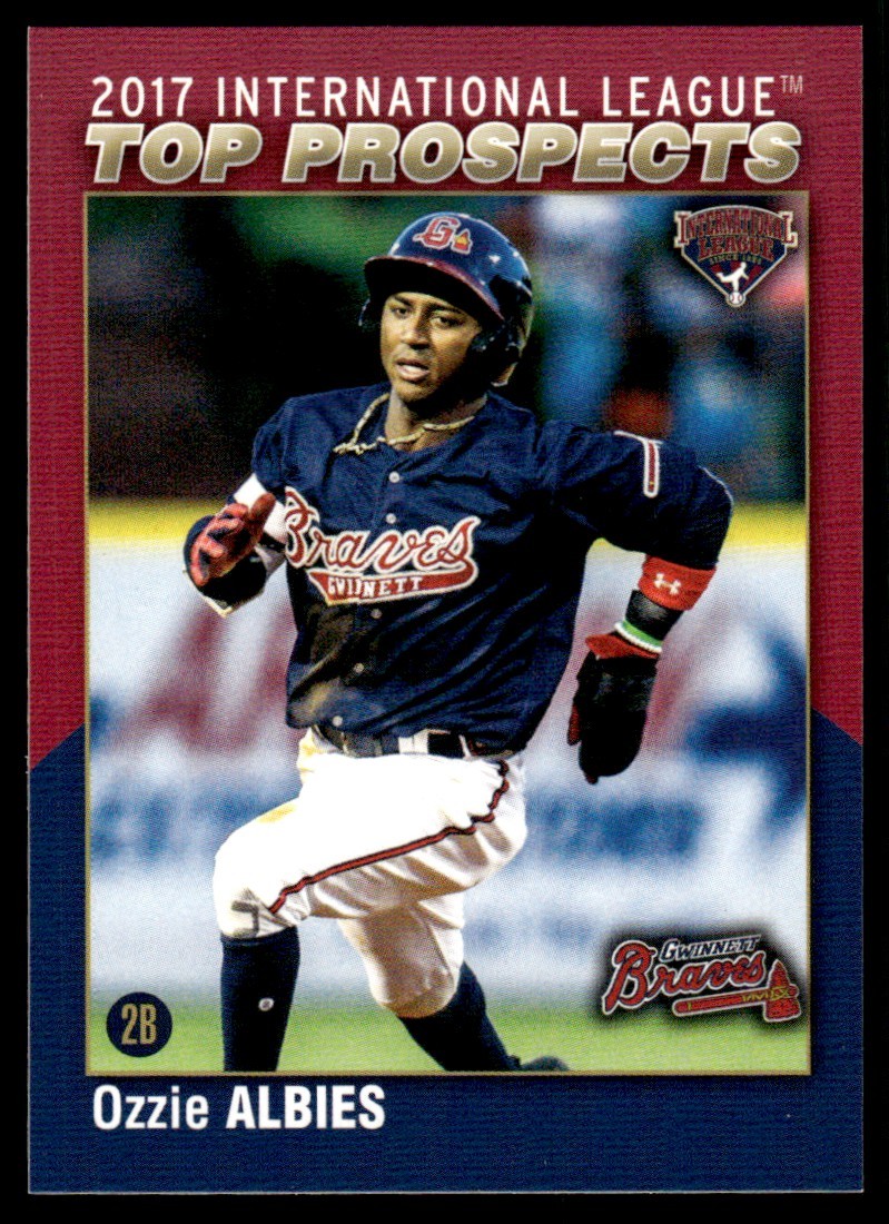 2017 Ozzie Albies Choice Minor League Rookie Card AAA Top Prospects