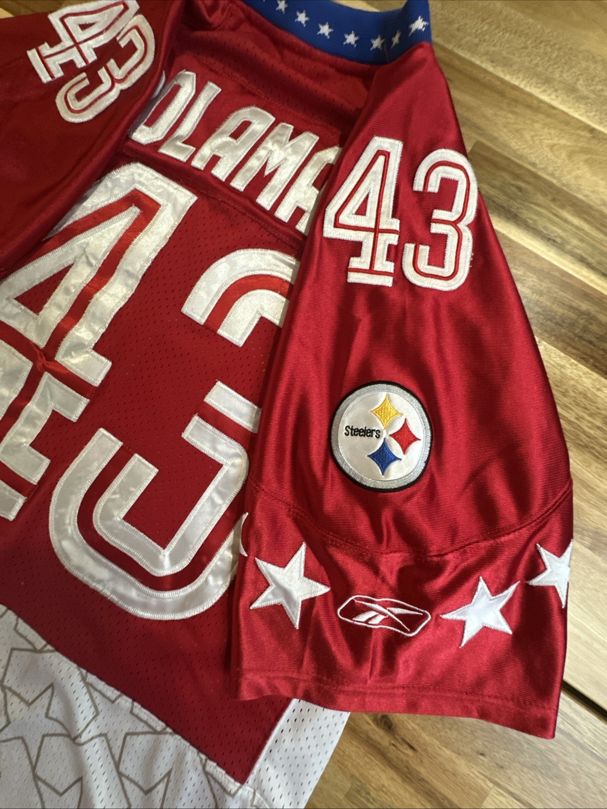 RARE Reebok Troy Polamalu Pittsburgh Steelers 2009 Pro Bowl Jersey Size 50