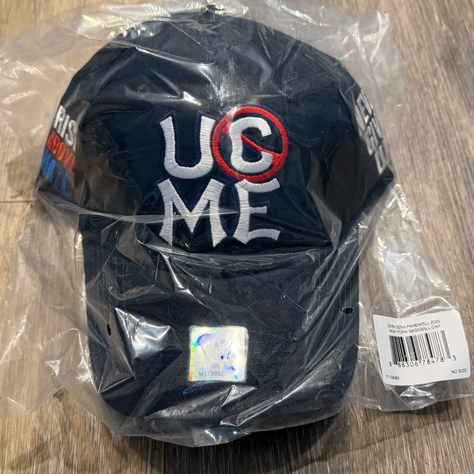 WWE Authentic John Cena New York Yankees Madison Square Garden Final Raw Hat