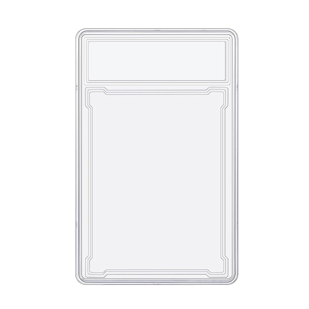 100PCS Trading Cards Protector Case Baseball Card Holders with Label Position