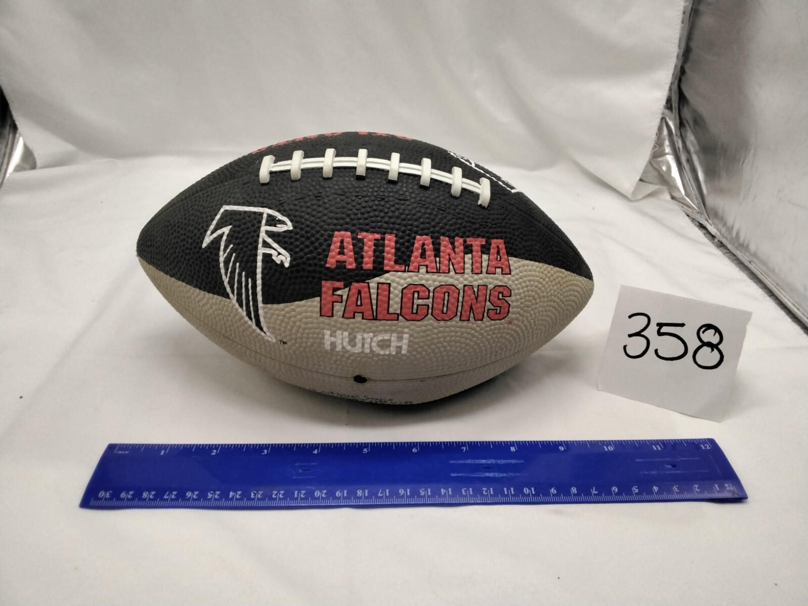 NFL Atlanta Falcons Hutch Rubber Football Tip to Tip 10.5 inch MAIL IN PROMO