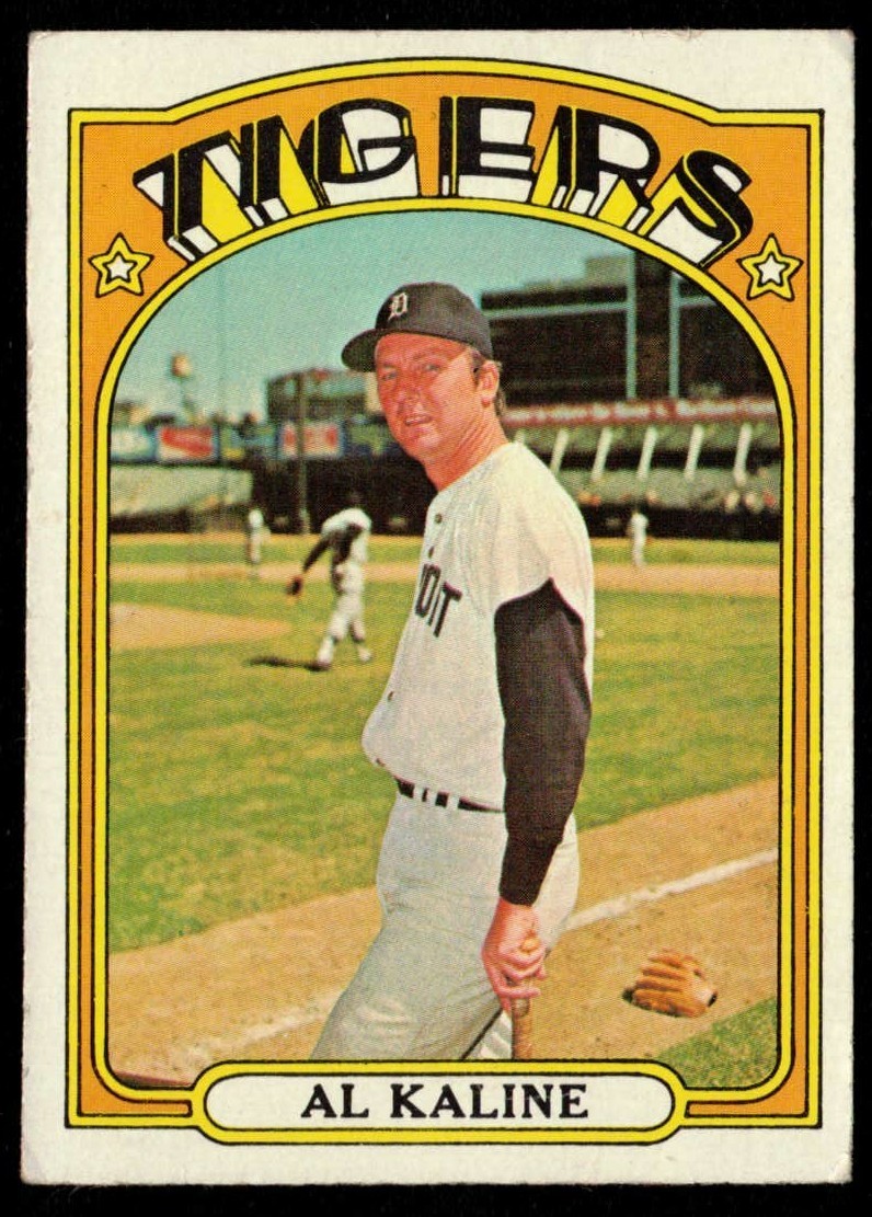 1972 Topps Baseball Al Kaline Card #600 – Detroit Tigers Semi-High Number