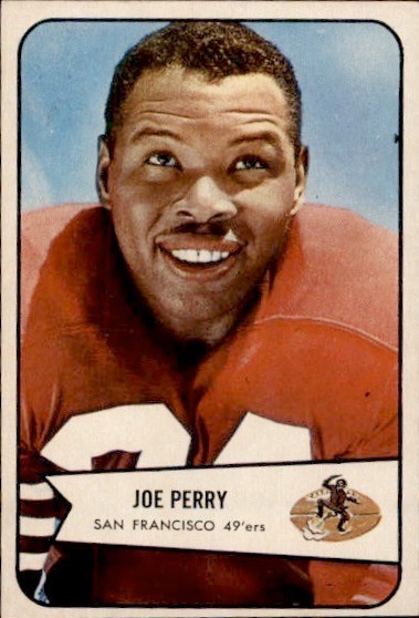 1954 Bowman – Joe Perry #6 GD+ (Wrinkle)