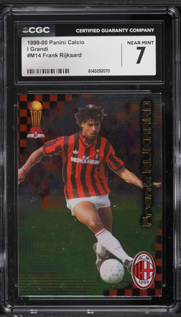 1999 Panini Calcio I Grandi Frank Rijkaard #M14 CGC 7 NRMT