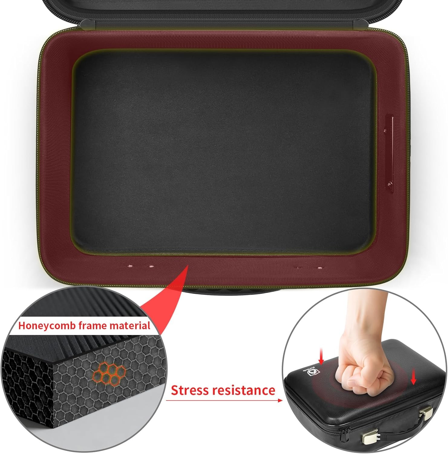 Fireproof Card Storage Box with Lock & Foam Slots for PSA, BGS, CGC Collectibles