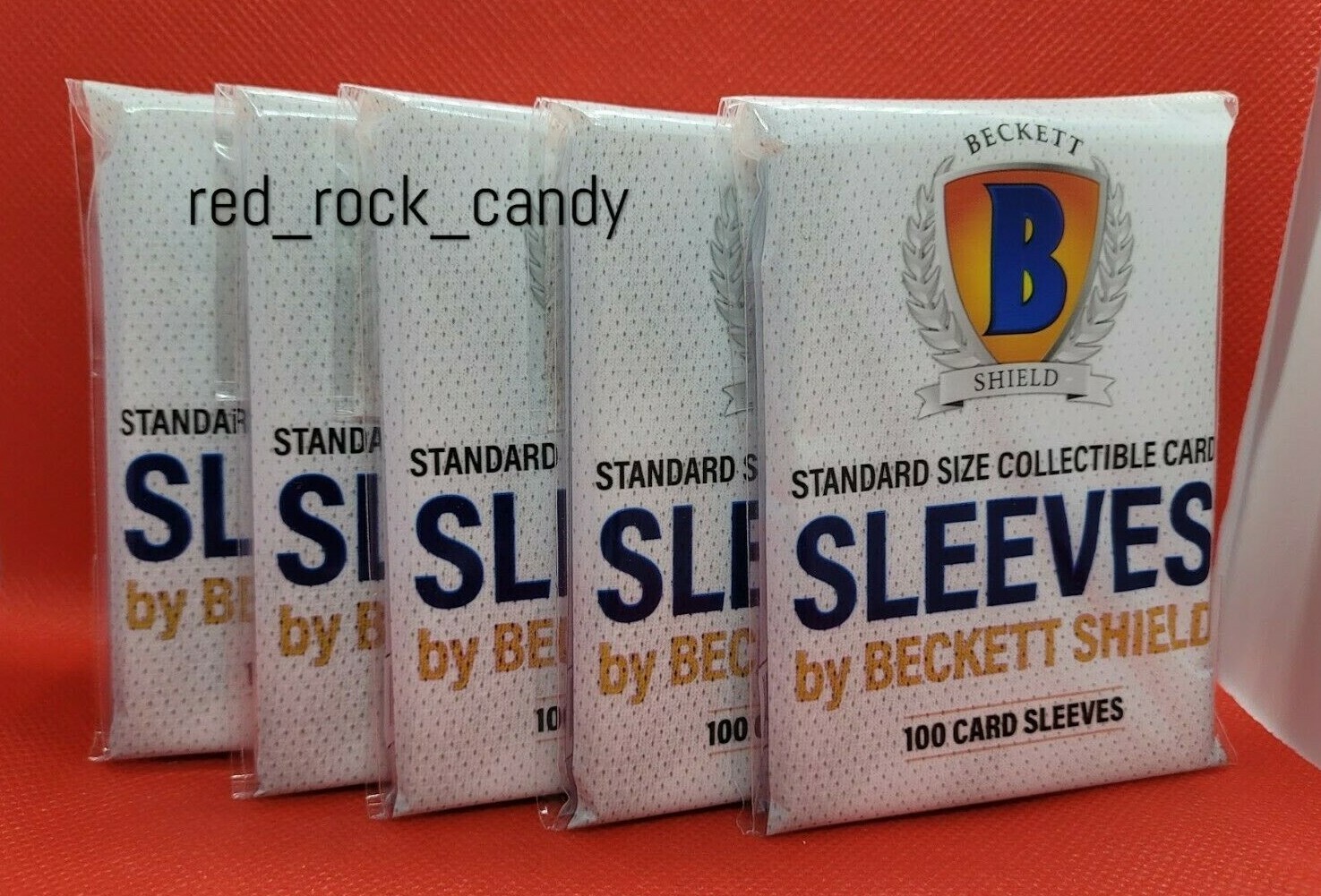 500 Beckett Shield Collectable Card Sleeves. (5 x 100 Ct Packs). B3G1 FREE!!!