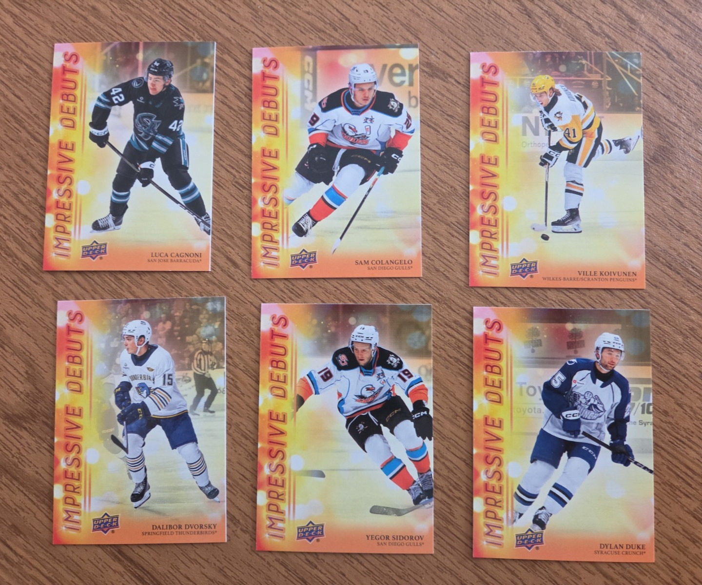 2025/2026 Upper Deck AHL Hockey INSERT/PARALLEL Singles – Create Own Lot