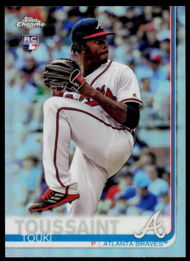 2019 Topps Chrome Touki Toussaint 197 Refractor RC Atlanta Braves