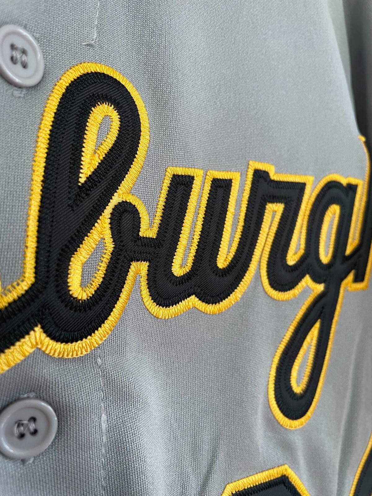 barry bonds 1992 jersey Pittsburgh pirates gray men’s size throwback all sizes
