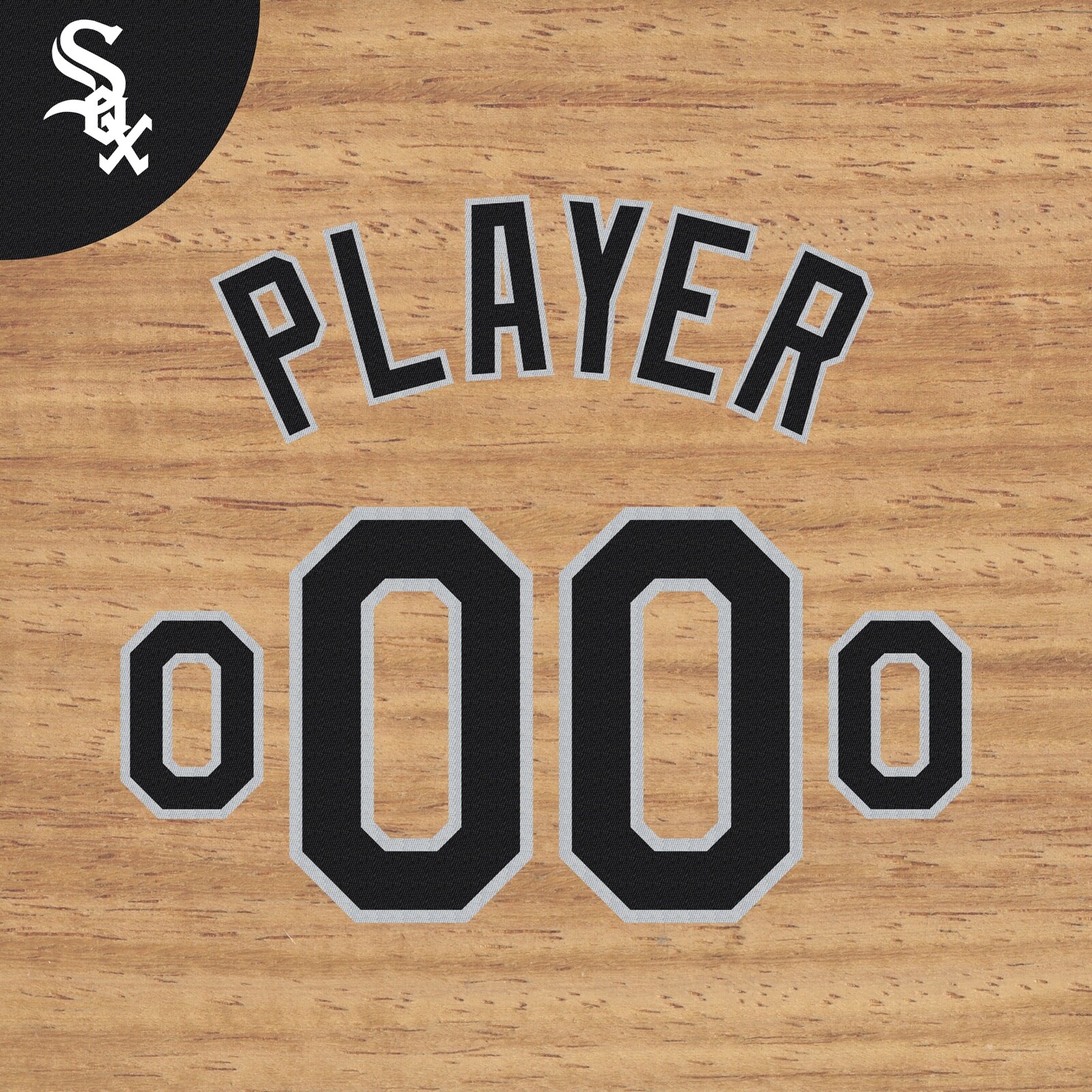 CHICAGO WHITE SOX HOME JERSEY LETTERING AND NUMBERING KIT (1991-2015)
