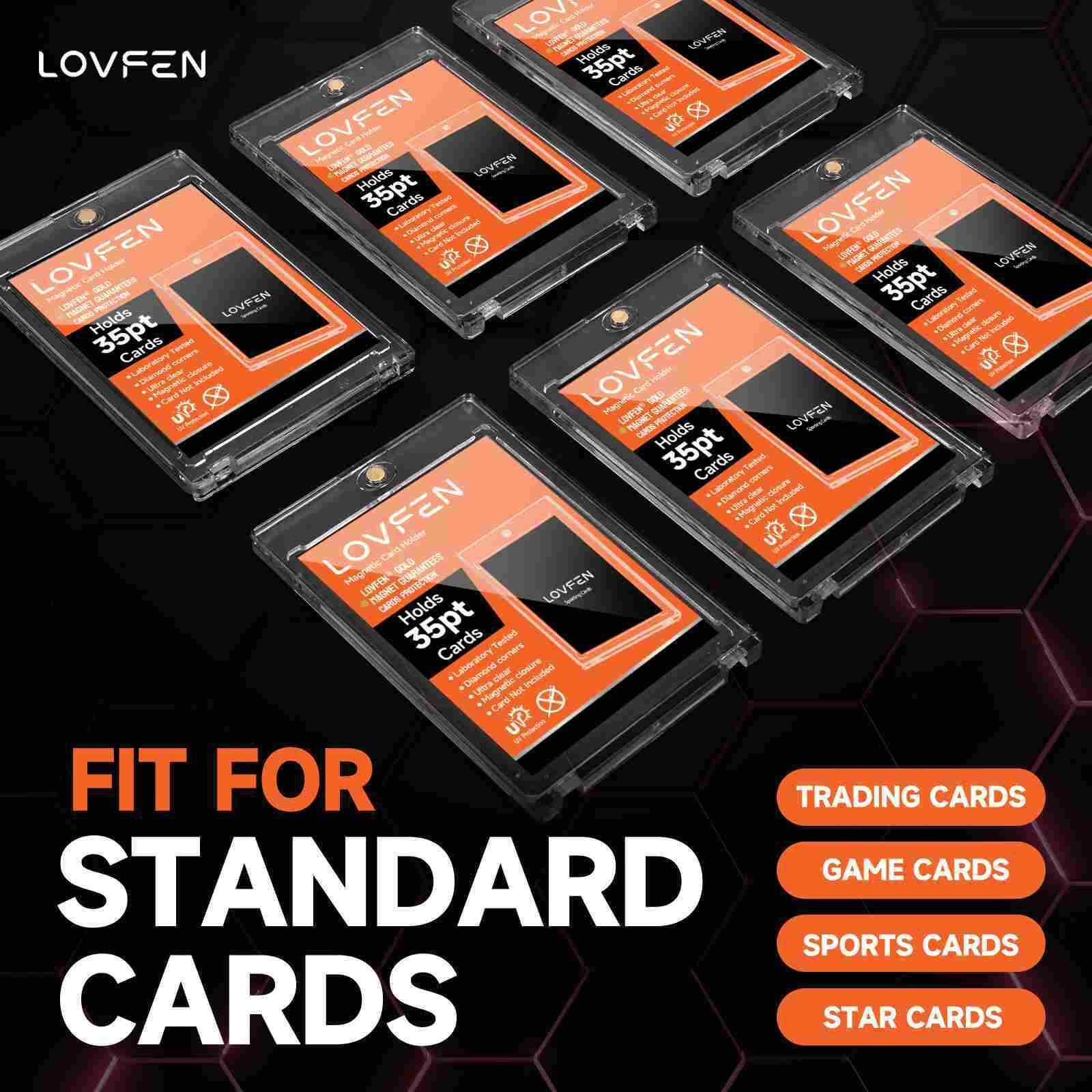 25/50 Pack Ultra-thin Magnetic One Touch Card Holder For 35PT Pokemon Cards