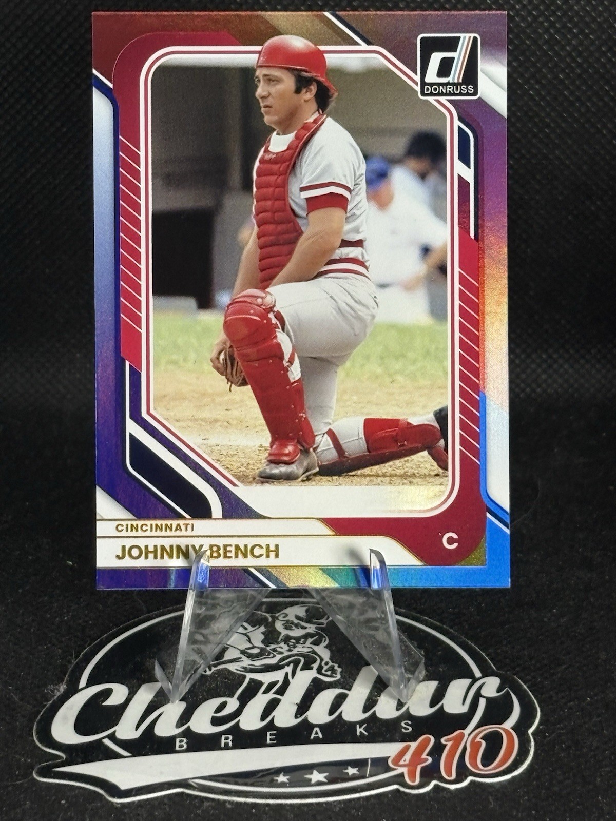 Johnny Bench 2026 Panini Donruss Blue Reds #2