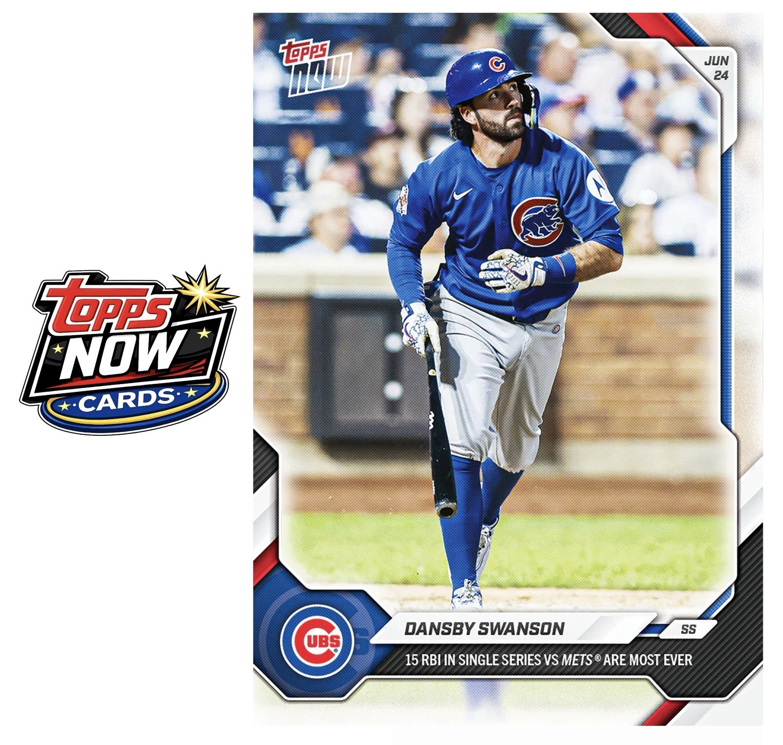 2026 Topps Now MLB #375 Dansby Swanson Chicago Cubs – PRESALE
