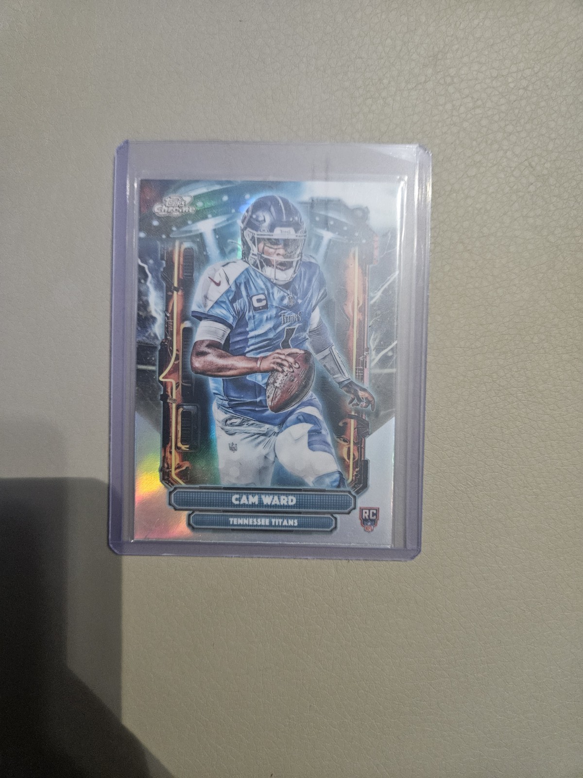 Topps 2025 Chrome Cam Ward #ET-1 Rookie Tennessee Titans NFL Football