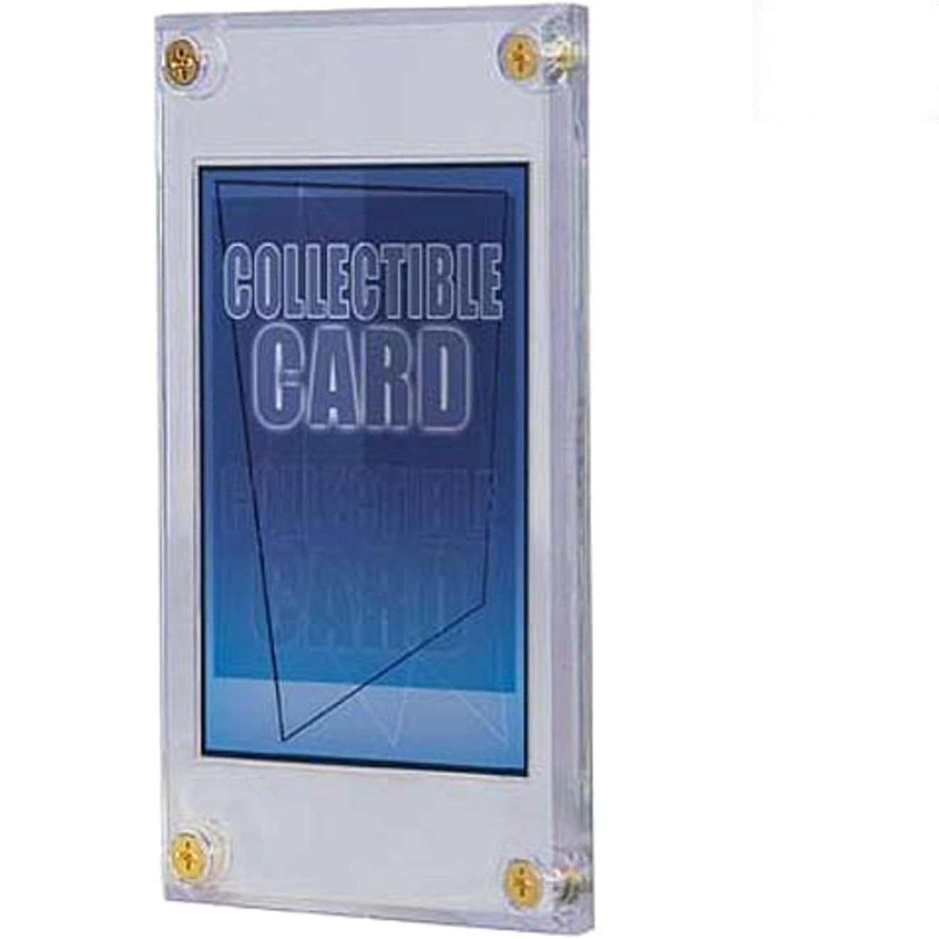 Secure 2-Piece Clear Trading Card Holder – Perfect for 2-1/2″ x 3-1/2″ Cards