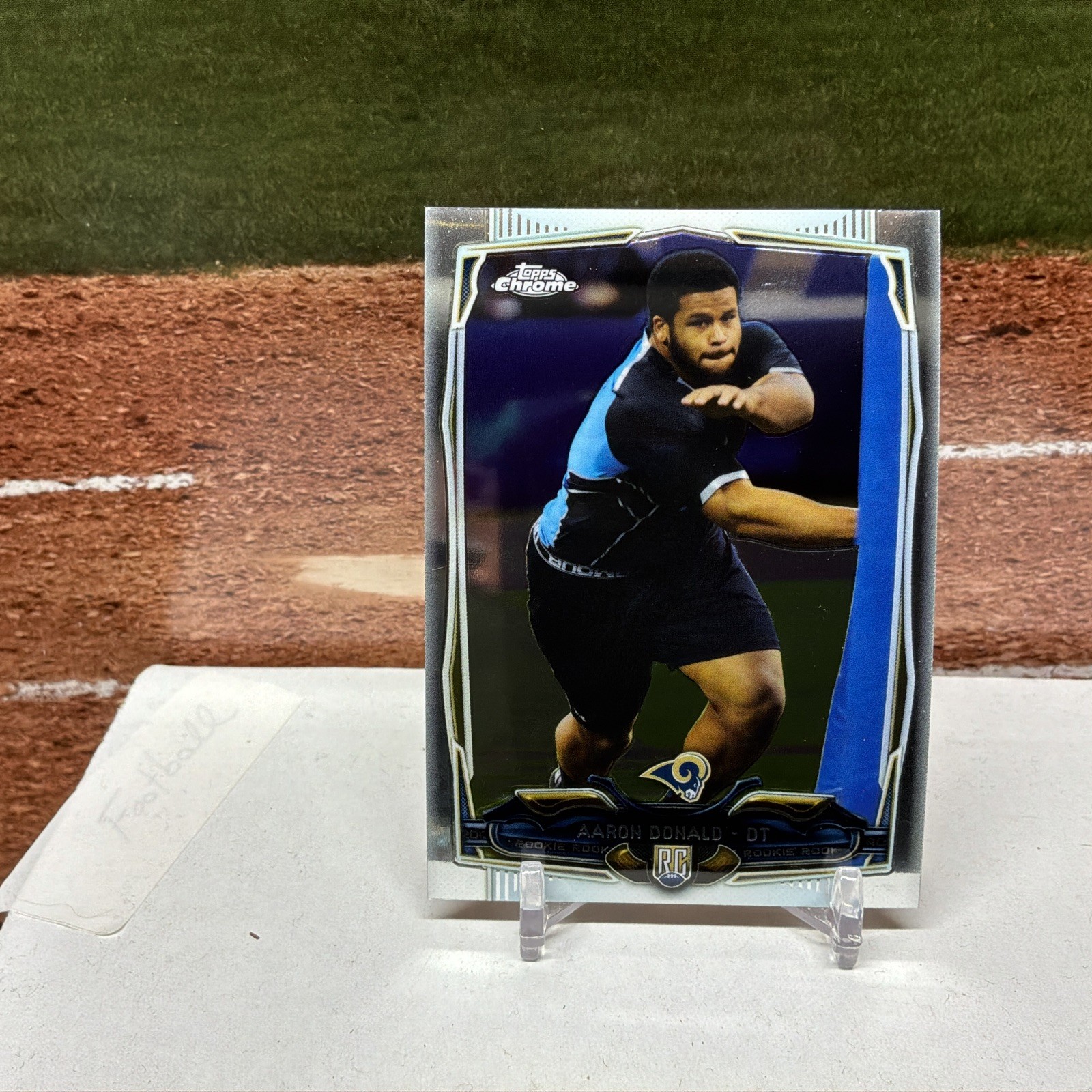 2014 Topps Chrome Aaron Donald Rookie Base #175 Rams (RC)