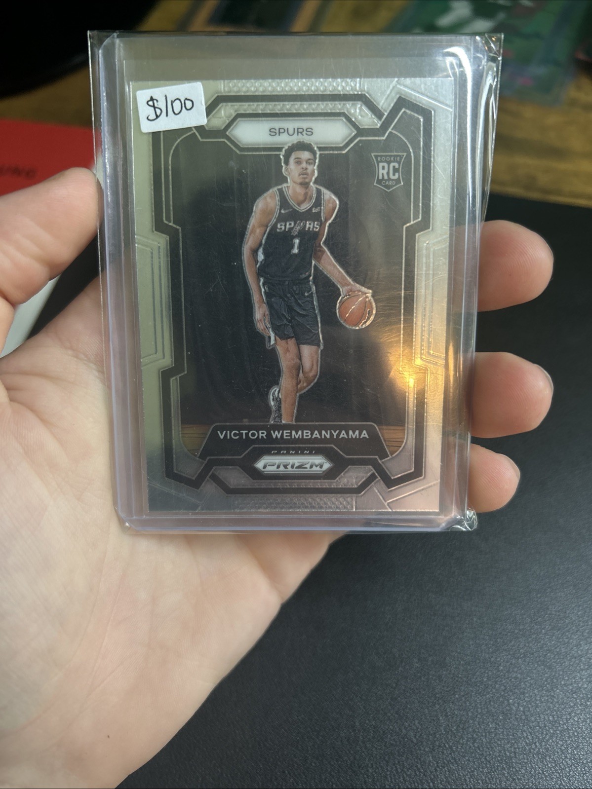 2023-24 Panini Prizm Victor Wembanyama #136 Base Rookie RC Spurs