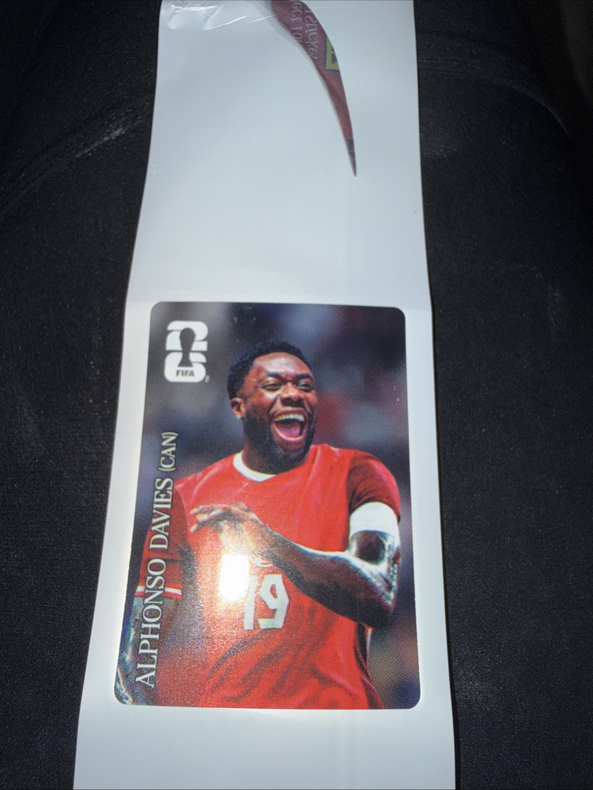 Alphonso Davies Canada 2026 Panini World Cup Sticker Coca-Cola Exclusive