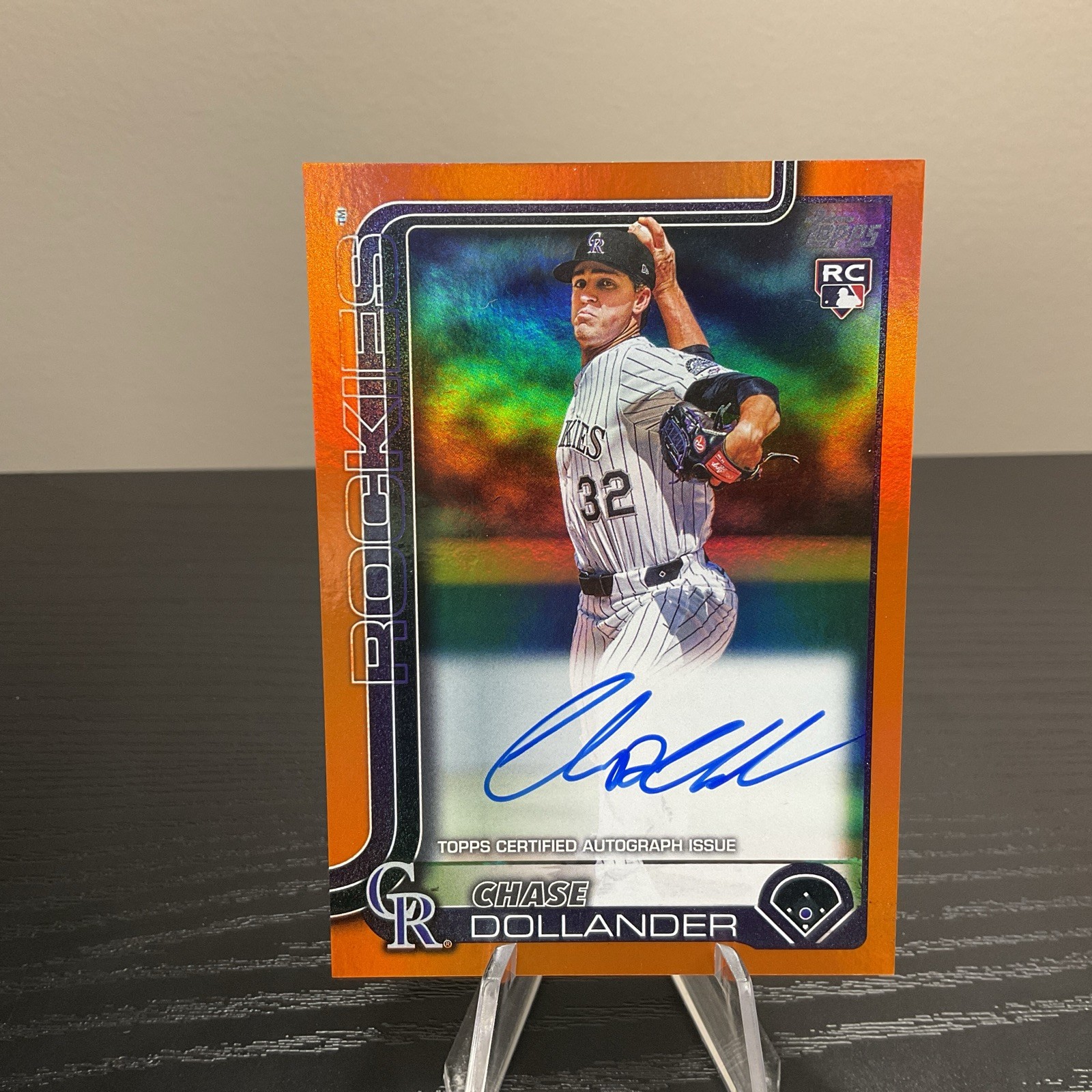 2025 Topps Update Chase Dollander #US151 Flagship Real One ORANGE AUTO /25